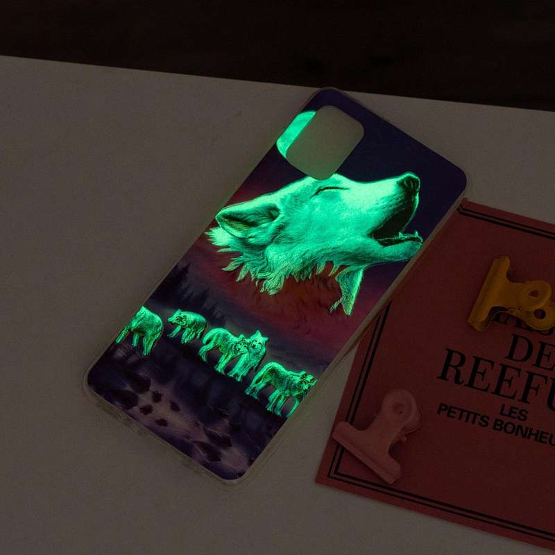 For Samsung Galaxy A32 5G Luminous TPU Mobile Phone Protective Case(Seven Wolves)