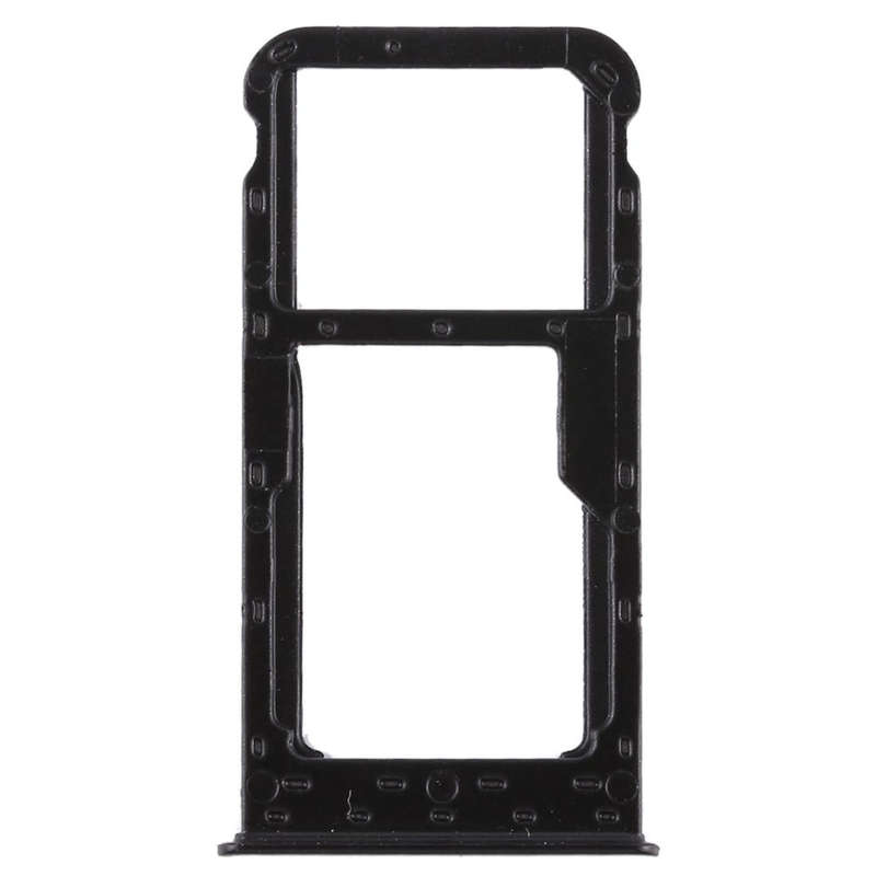 SIM Card Tray + SIM Card Tray / Micro SD Card for Huawei P smart (Enjoy 7S) (Black)