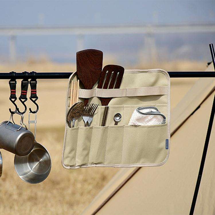 ShineTrip Outdoor Camping Tableware Storage Bag Oxford Cloth Camping Rack Meal Bag