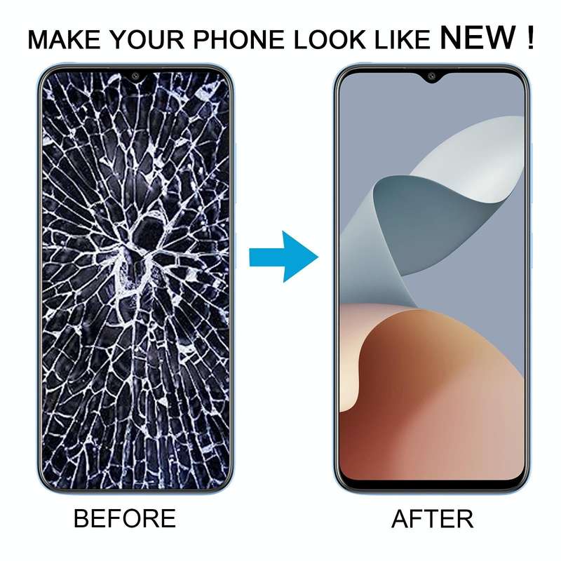 For ZTE Blade A73 4G 7060 LCD Screen Digitizer Full Assembly with Frame