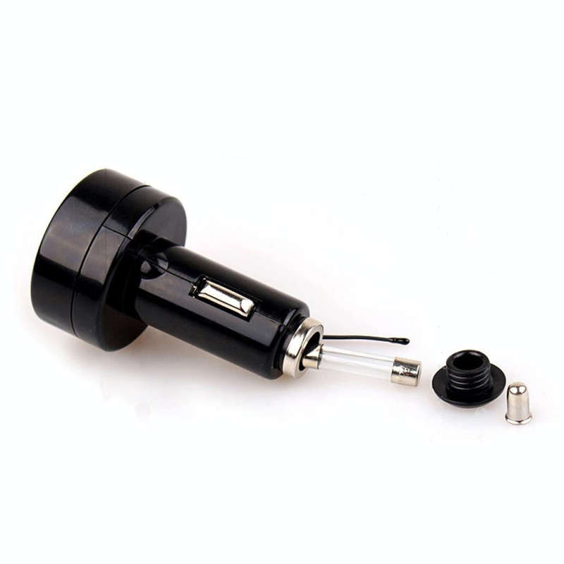 2 in 1 Universal Car Digital Voltage Meter Temperature Meter (Random Color Delivery)