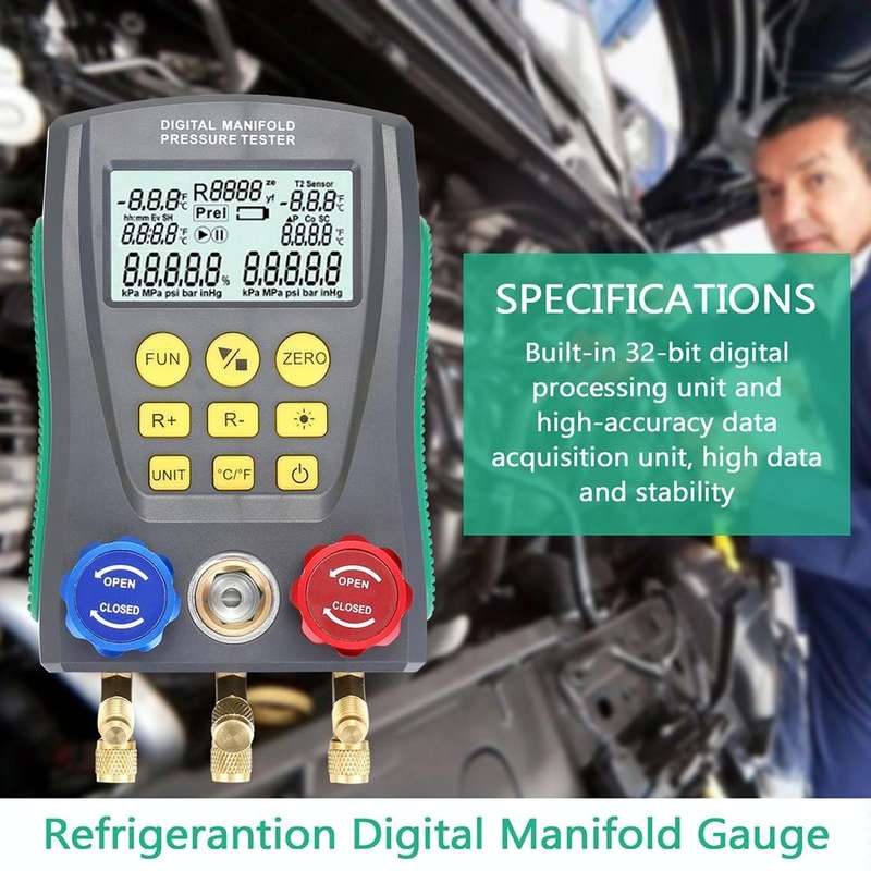 DUOYI DY517 Car Air Conditioning Repair Electronic Refrigerant Meter Air Conditioning Fluoride Meter
