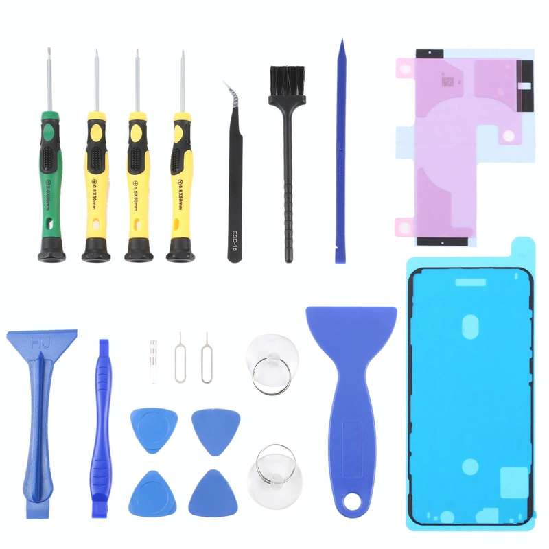 JIAFA JF-8182 21 in 1 Battery Adhesive + LCD Frame Waterproof Adhesive + Repair Tool Set For iPho...