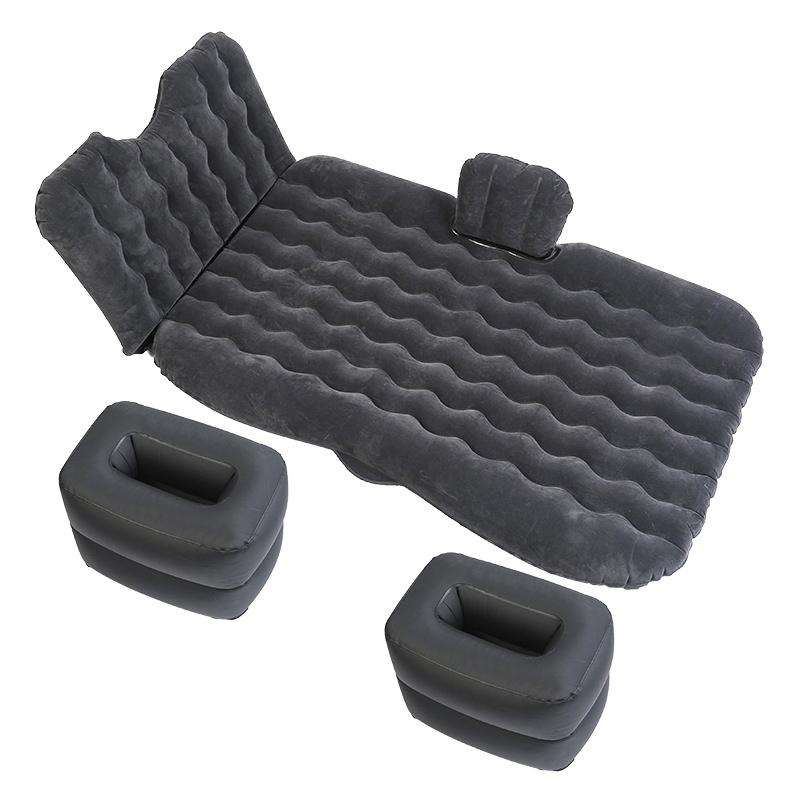 Universal Car Travel Inflatable Mattress Air Bed Camping Back Seat Couch, Size: 90 x 135cm(Black)