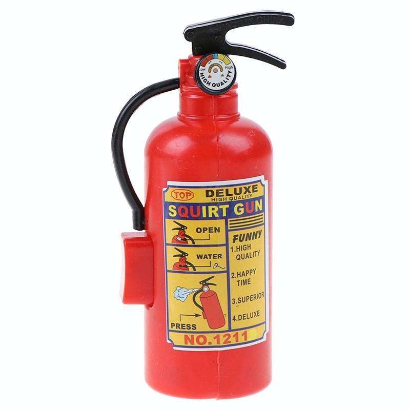 2 PCS DIY Water Gun Small Spray Plastic Fire Extinguisher Children Toys, Size:43.811cm(Red)