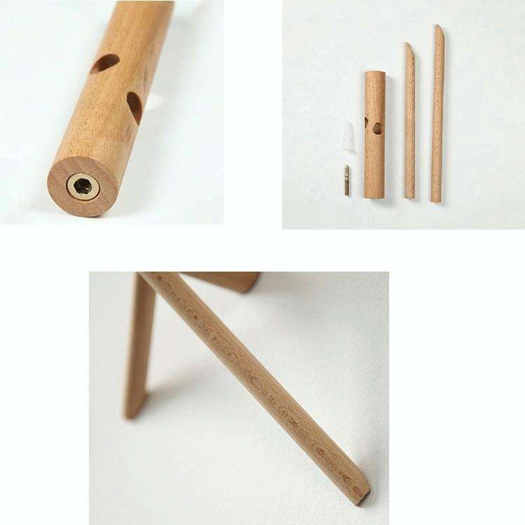 Solid Wood Hanger Wall Decoration Coat Hook Black Walnut Hook