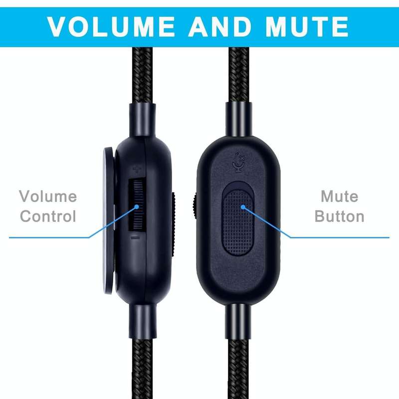 ZS0193 Headphone Audio Cable for Logitech Astro A10 A40 (Black)