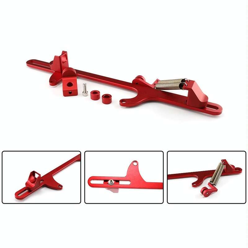 Car Modification Accessories Aluminum Alloy 4500 Series Cable Base Throttle Bracket Throttle Valv...