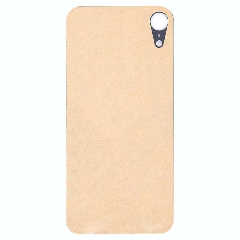 Easy Replacement Big Camera Hole Glass Back Battery Cover with Adhesive for iPhone XR(Red)