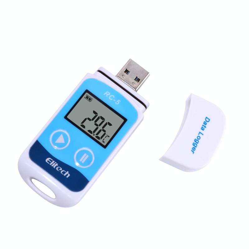 TTE35065 Digital USB Temperature Data Logger for Warehouse Storage, Refrigerated, Cold Storage an...