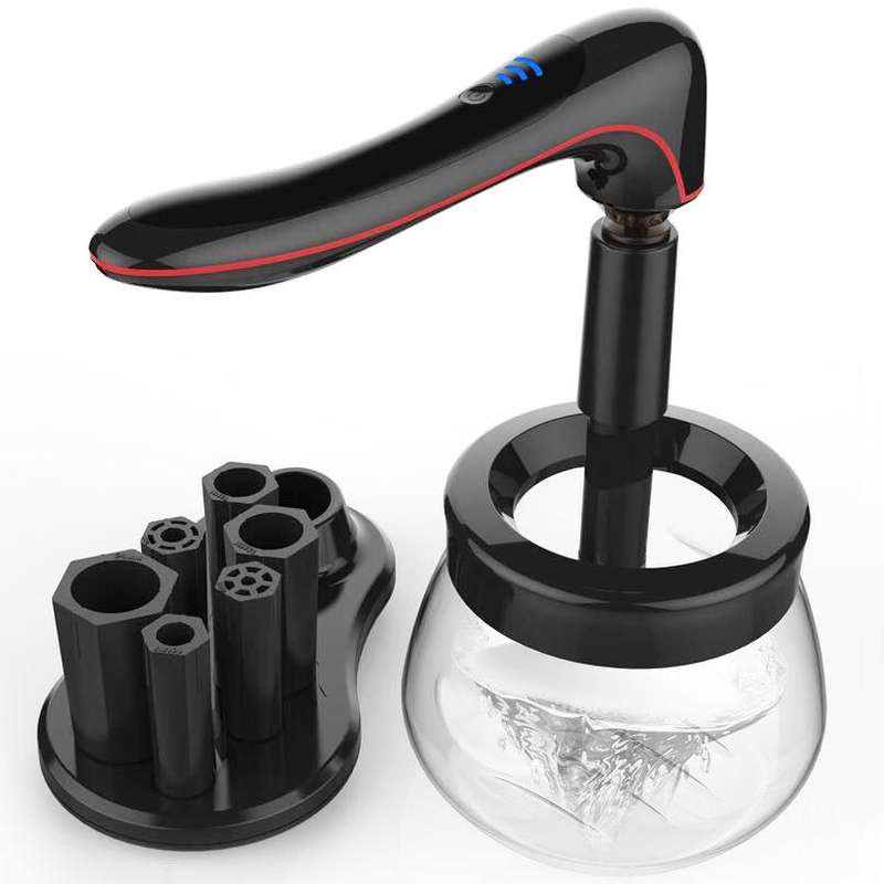 Electric Scrubber Make-Up Brush Cleaning Machine Automatic Dryer USB Rechargeable Make-Up Brush C...