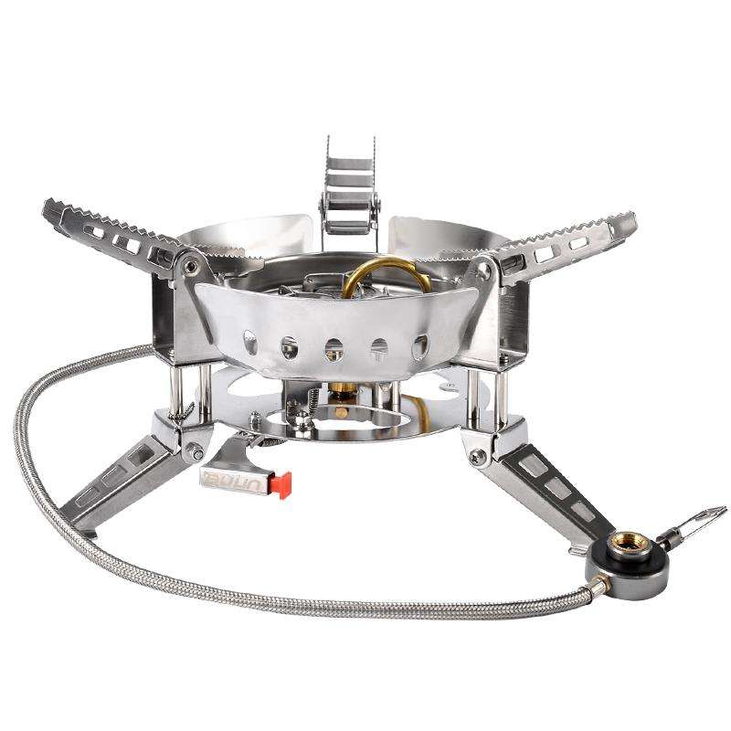 Outdoor Camping Windproof Stove Portable Gas Stove Split Mini Stove Cookware