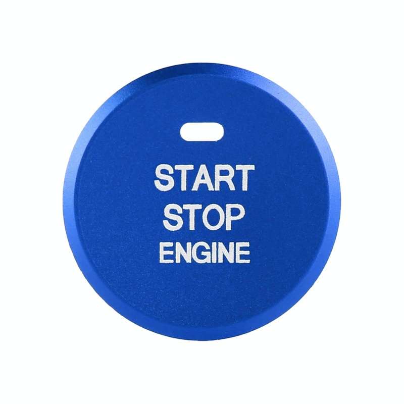 Car Engine Start Key Push Button Inner Ring Trim Sticker Decoration for Mazda Axela CX-30 2020 (B...