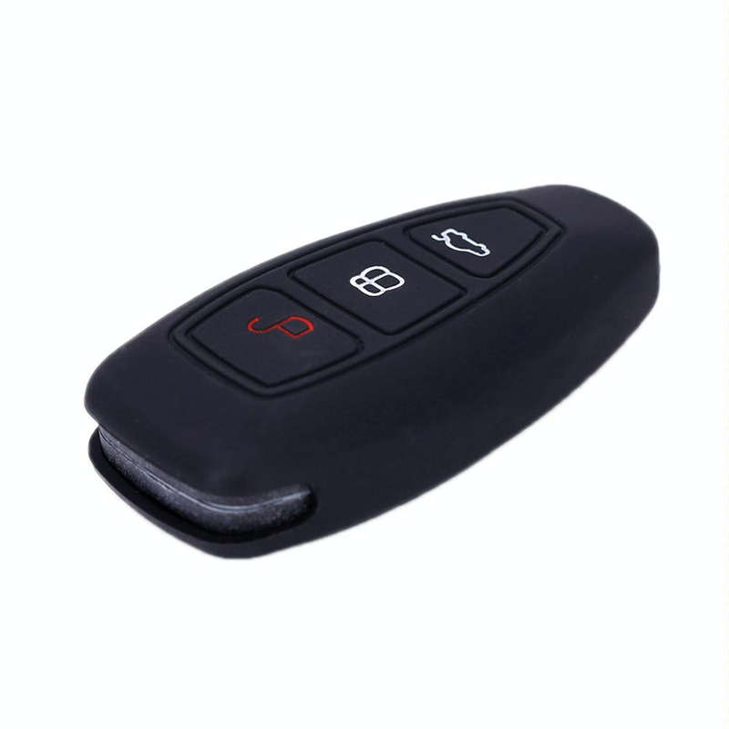 For Ford Focus/Mondeo 2pcs Folding Three-Button Key Protect Cover(New Green)