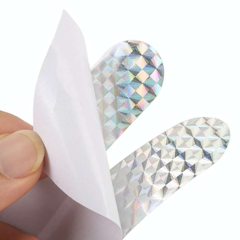 2 PCS High-brightness Laser Reflective Strip Warning Tape Decal Car Reflective Stickers Safety Ma...