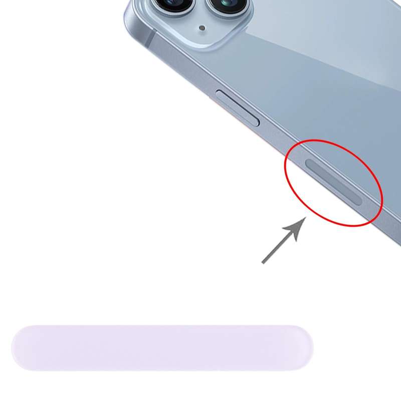 For iPhone 14 / 14 Plus US Edition 5G Signal Antenna Glass Plate (Purple)