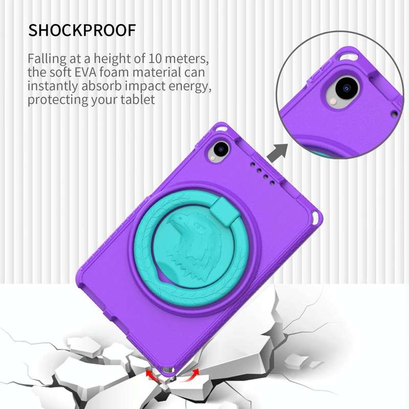 For Lenovo Tab M8 TB-8505 EVA + PC Shockproof Tablet Case without Waterproof Frame(Purple)