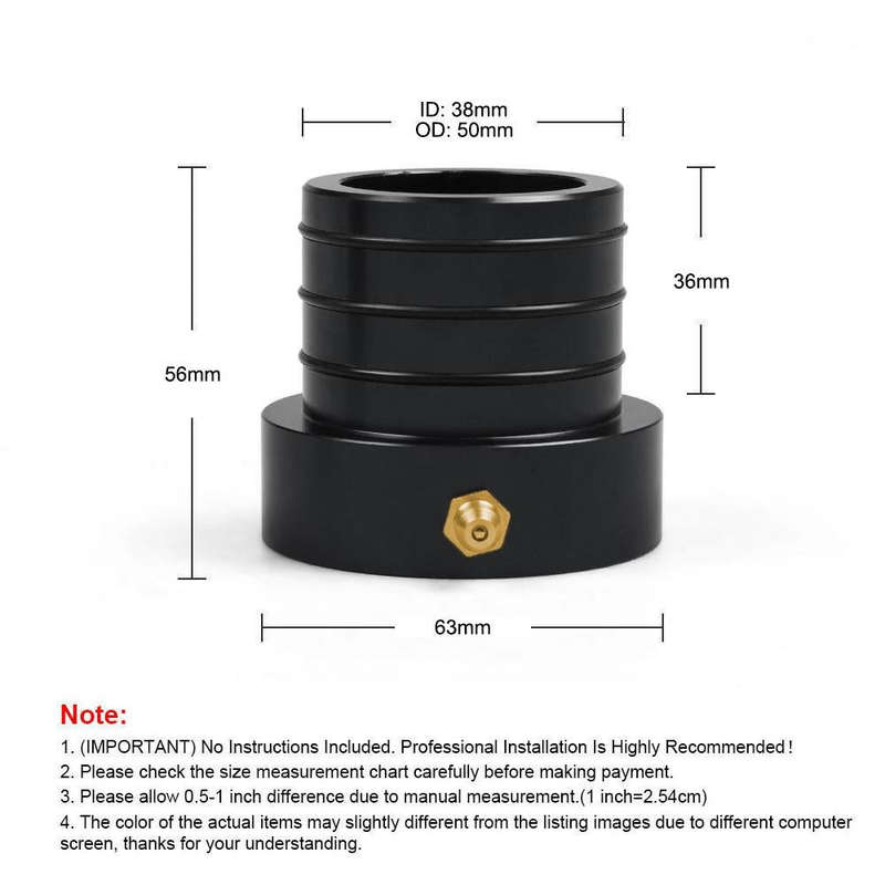 For Jeep Wrangler JK TJ Dana 30/44 Car Modification Front inner Outer Shaft Tube Seal Kit (Black)