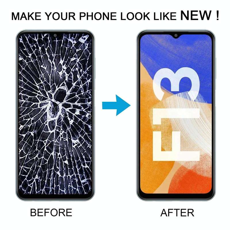 For Samsung Galaxy F13 SM-E135F Original LCD Screen Digitizer Full Assembly with Frame