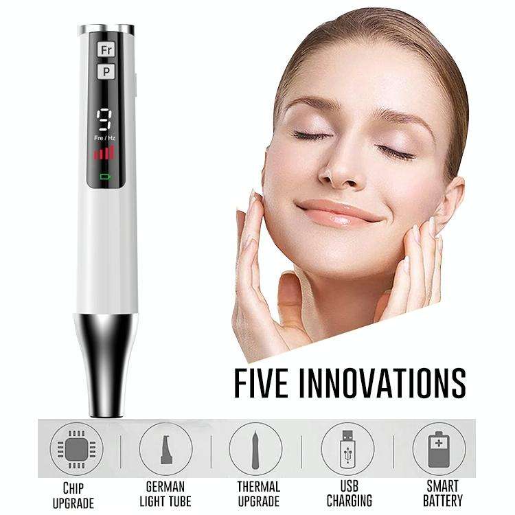 AA-A401 Small Freckle and Mole Removal Pen Tattoo and Eyebrow Removal Beauty Instrument, Color: R...