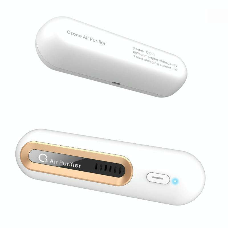 M9 Mini Ozone Sterilizer Home Refrigerator Deodorizer(White)