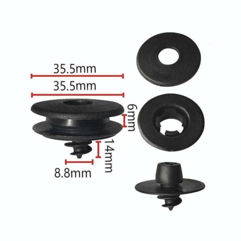 10pcs 10pcs Double-layer Foot Pad Plastic Fixing Buckle