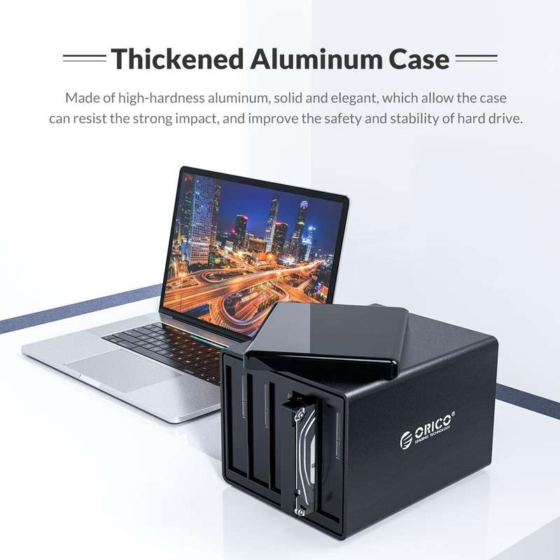 ORICO NS500U3 3.5 inch 5 Bay USB 3.0 Hard Drive Enclosure(Black)