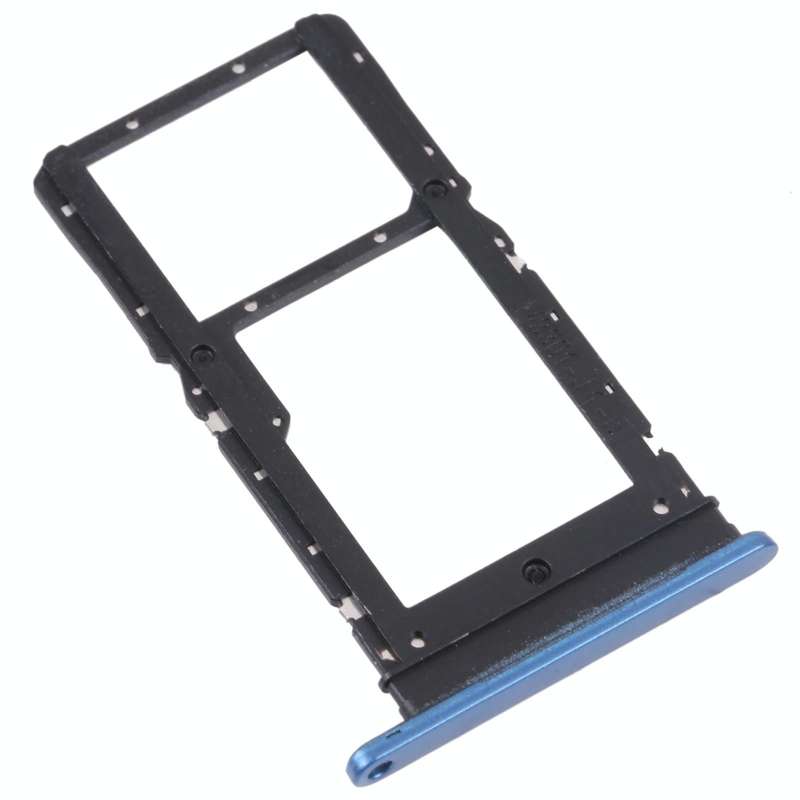 SIM Card Tray + SIM Card Tray / Micro SD Card Tray for Honor Play 30 Plus(Blue)