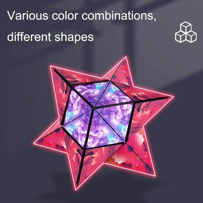 3D Variety Geometry Alien Magic Cube Magnetic Logic Thinking Children Educational Toys(Interstell...