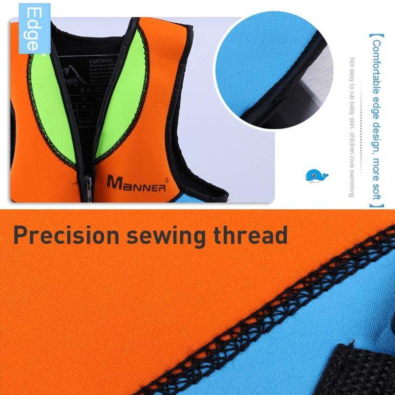 MANNER QP2007 Children Buoyancy Vest Swimming Aid Life Jacket, Size:S