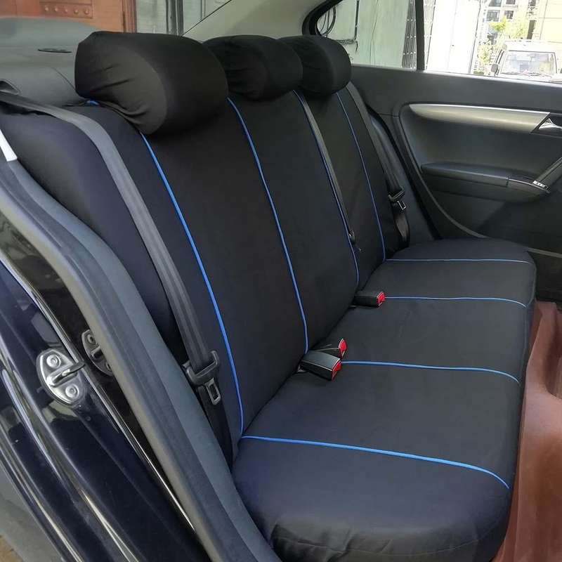 9 PCS Four Seasons Universal Seat Cover Cushion Car Fur Seat Covers Set Universal Cushion(Blue)