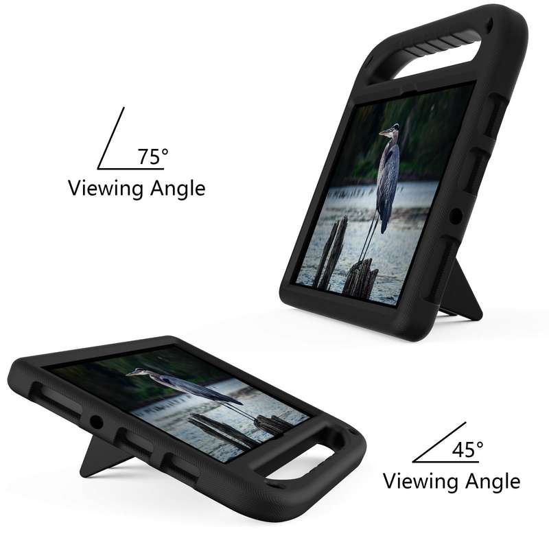 For Amazon Fire HD 10 2021 Handle Portable EVA Shockproof Anti Falling Protective Case with Trian...