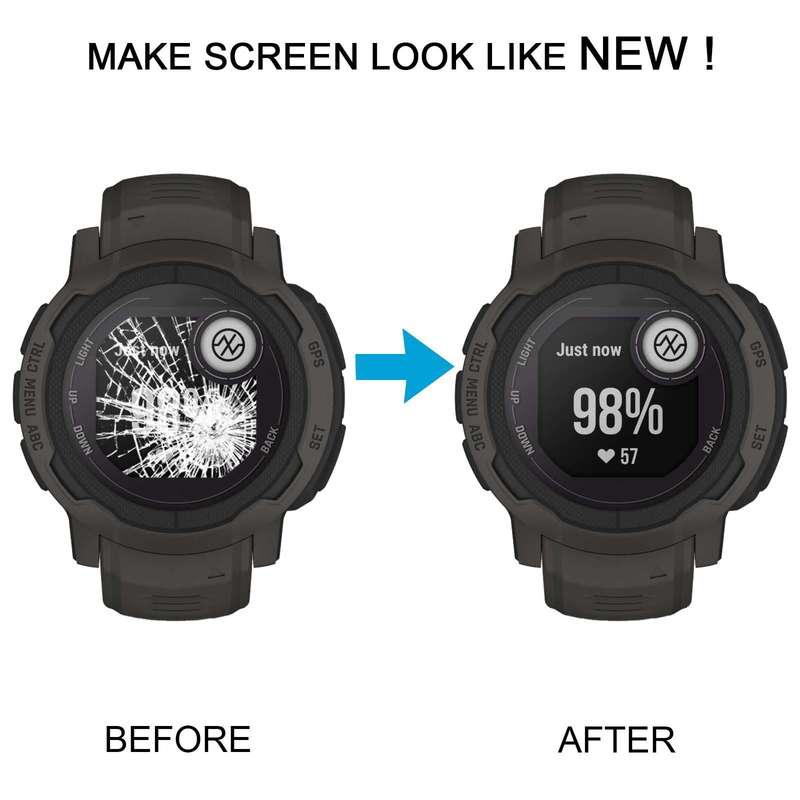 For Garmin Instinct 2 Original LCD Screen with Digitizer Full Assembly(Black)