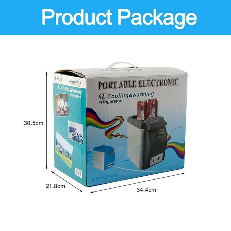 Car Auto 48W Portable Multi-Function Cooling and Warming 6L Low Noise Refrigerator for Car and Ho...