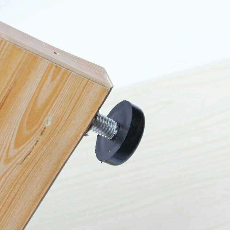 100 PCS Adjustable Foot Pad Furniture Screw Support Stub, M6x14