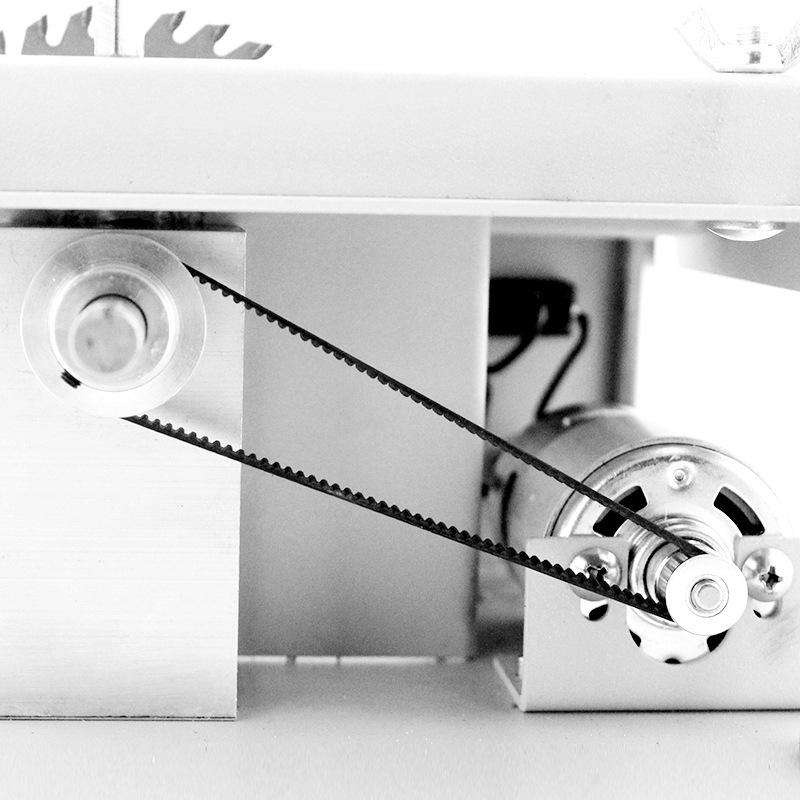 150W Miniature Precision Table Saw Mini Chainsaw Portable Woodworking Sliding Table Saw Multifunc...