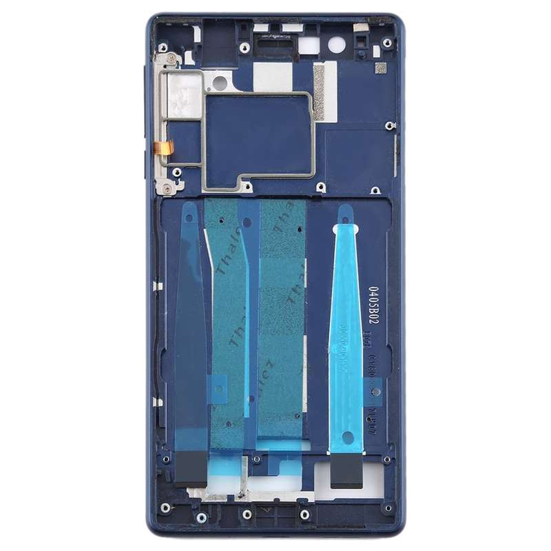Front Housing LCD Frame Bezel Plate for Nokia 3 / TA-1020 TA-1028 TA-1032 TA-1038 (Blue)