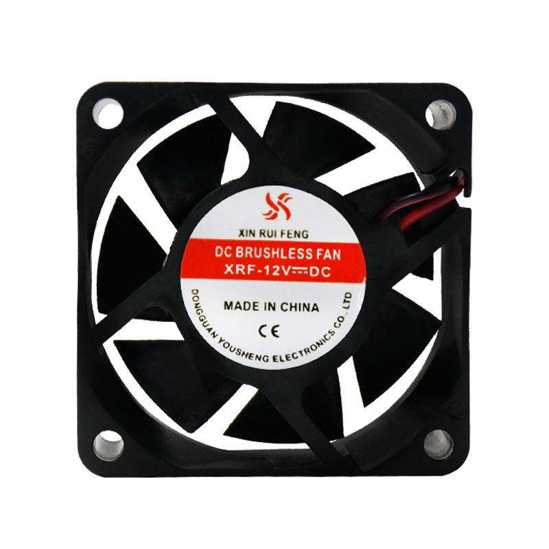XIN RUI FENG 12V Oil Bearing 6cm Quiet DC Cooling Fan