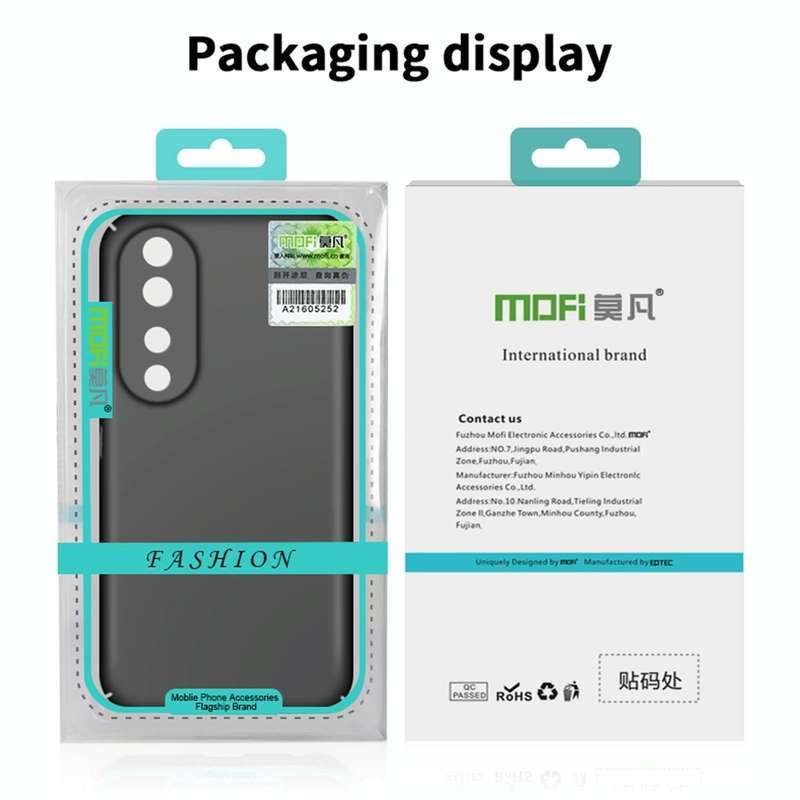 For Honor 70 MOFI Frosted PC Ultra-thin Hard Case(Blue)