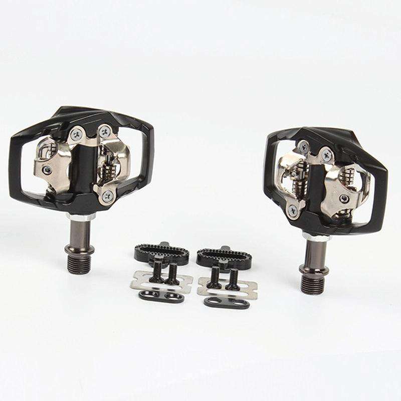 PD-M8020 Mountain Bike Bicycle Self-Locking Pedal With Buckle(Black)