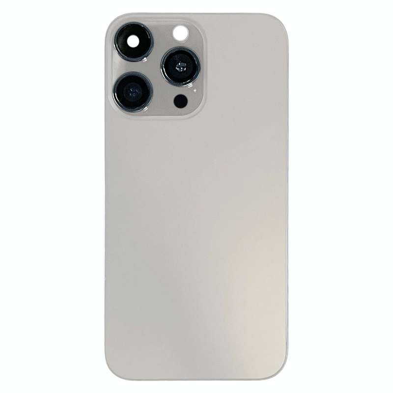Back Cover with Appearance Imitation of iP15 Pro for iPhone XR(Titanium Gray)