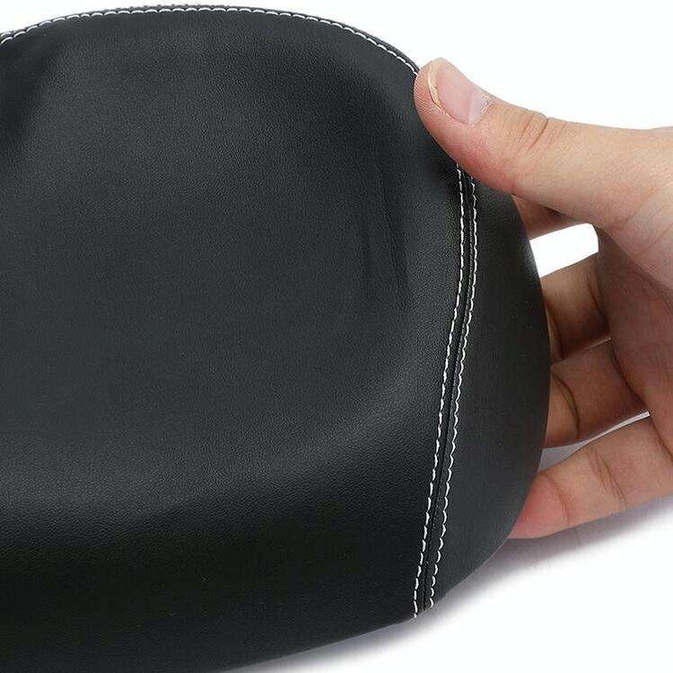 Bicycle Seat Mountain Bike Seat Cushion Shock Absorption no Nose Saddle Riding Equipment(Black)