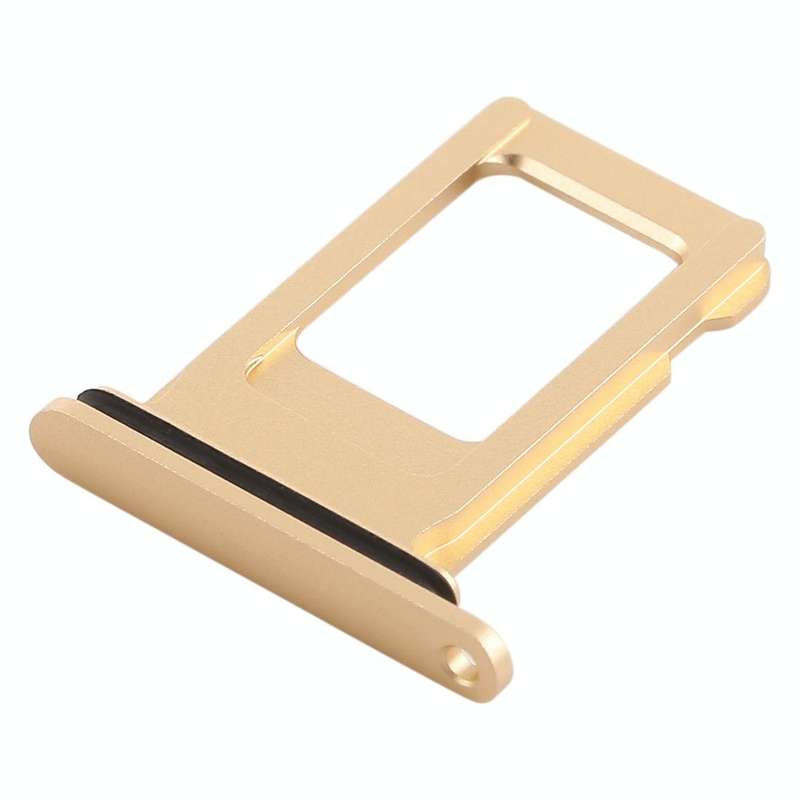 SIM Card Tray for iPhone XR (Single SIM Card)(Gold)