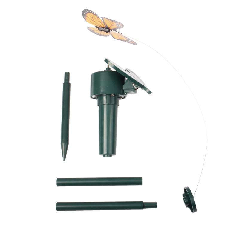 Lifelike Decorative Courtyard Garden Solar Flying Butterfly Toy(Random Color Delivery)