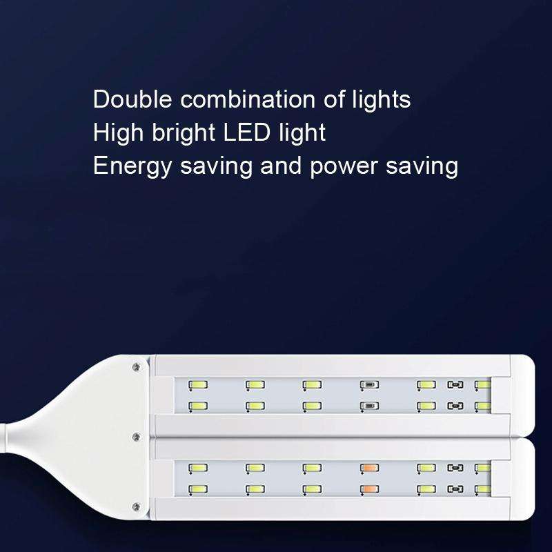 ZHIYANG Wide Angle Fish Tank Clip Light Aquarium LED Lighting, Style: ZY-30F4(USB EU Plug)