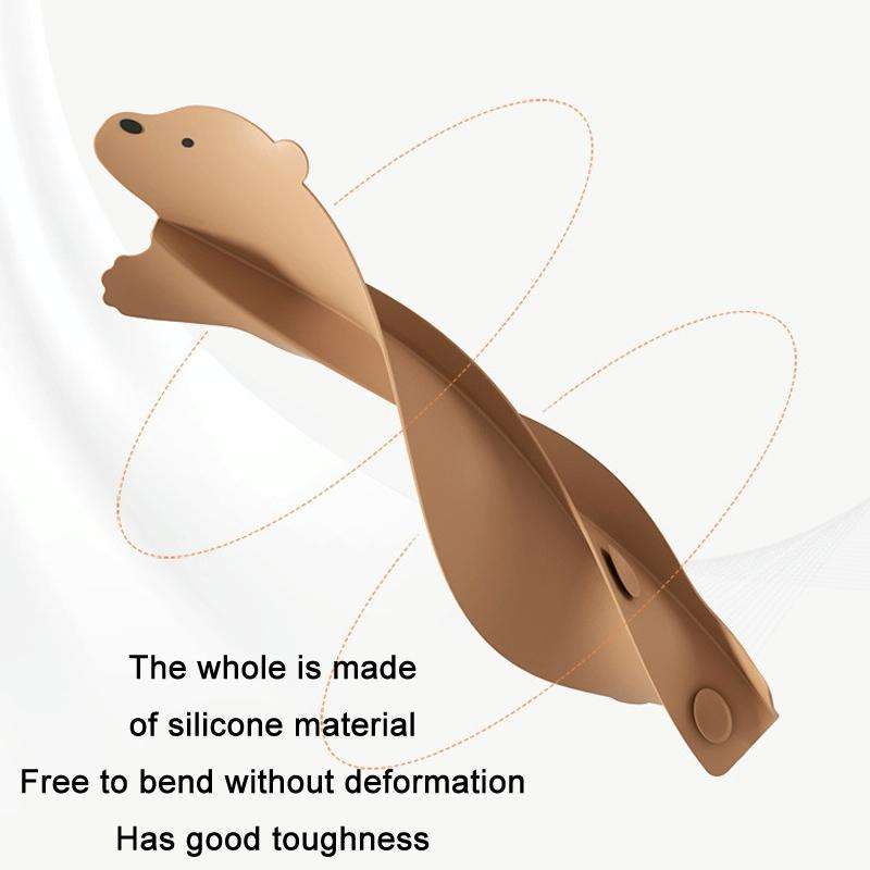 Kitchen Sink Splash Resistant Countertop Silicone Baffle(Brown)