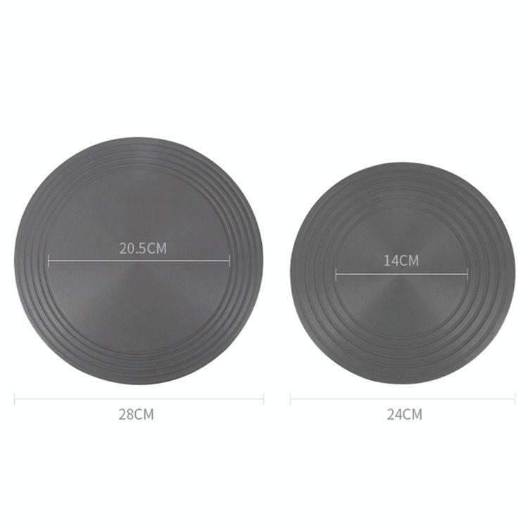 Gas Stove Heat-conducting Plate Kitchen Fast Defrosting Plate Pot Anti-burning Black Heat-conduct...