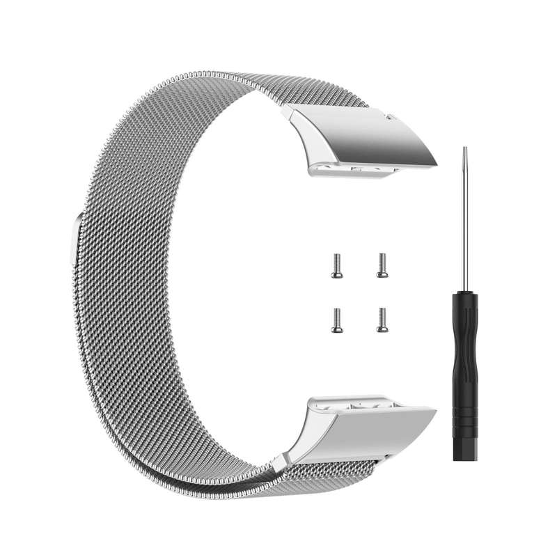 For Garmin Forerunner 35 / 30 Milanese Watch Band(Silver)