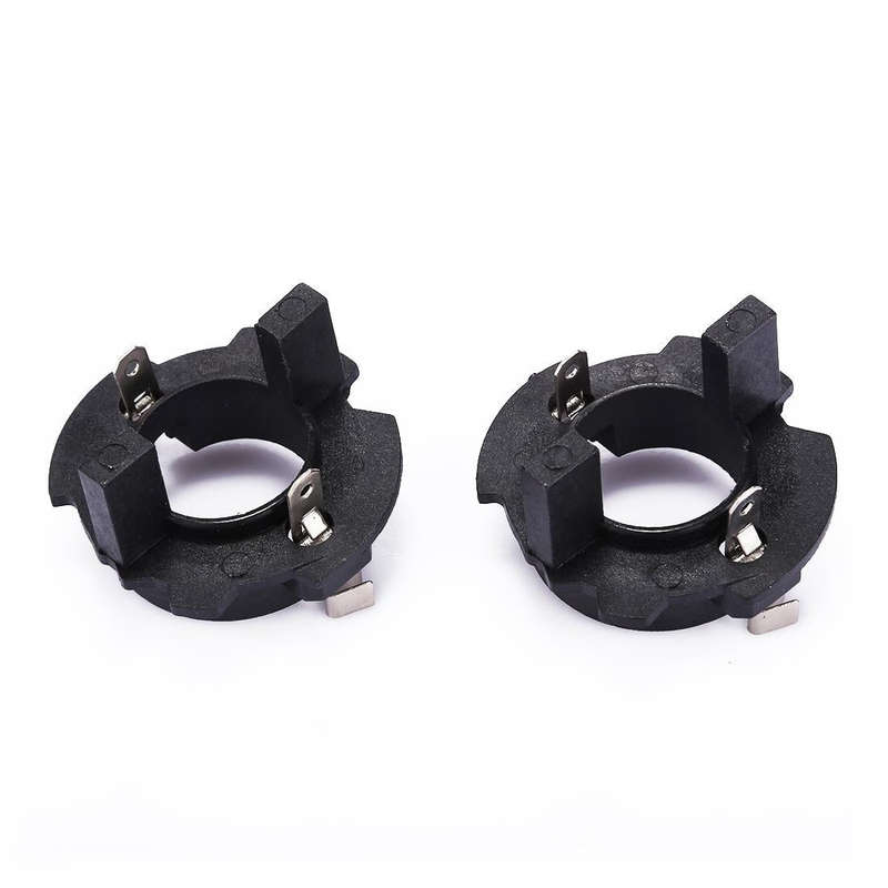 1 Pair H7 Xenon HID Headlight Bulb Base Retainer Holder Adapter for Volkswagen/Jetta/Golf 5/Tigua...