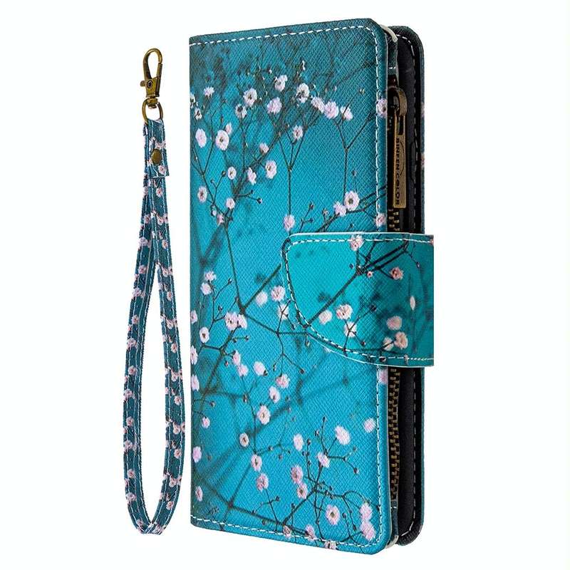 For iPhone 8 & 7 Colored Drawing Pattern Zipper Horizontal Flip Leather Case with Holder & Card S...